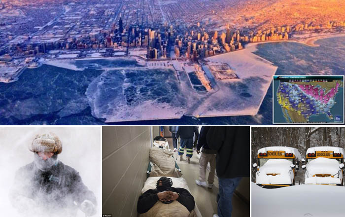 AS Bagian Tengah dan Timur Lebih Dingin dari Kutub Utara